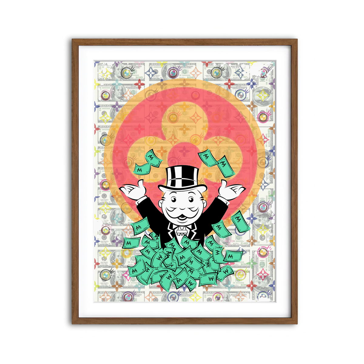 Framed Print 3x4 Walnut