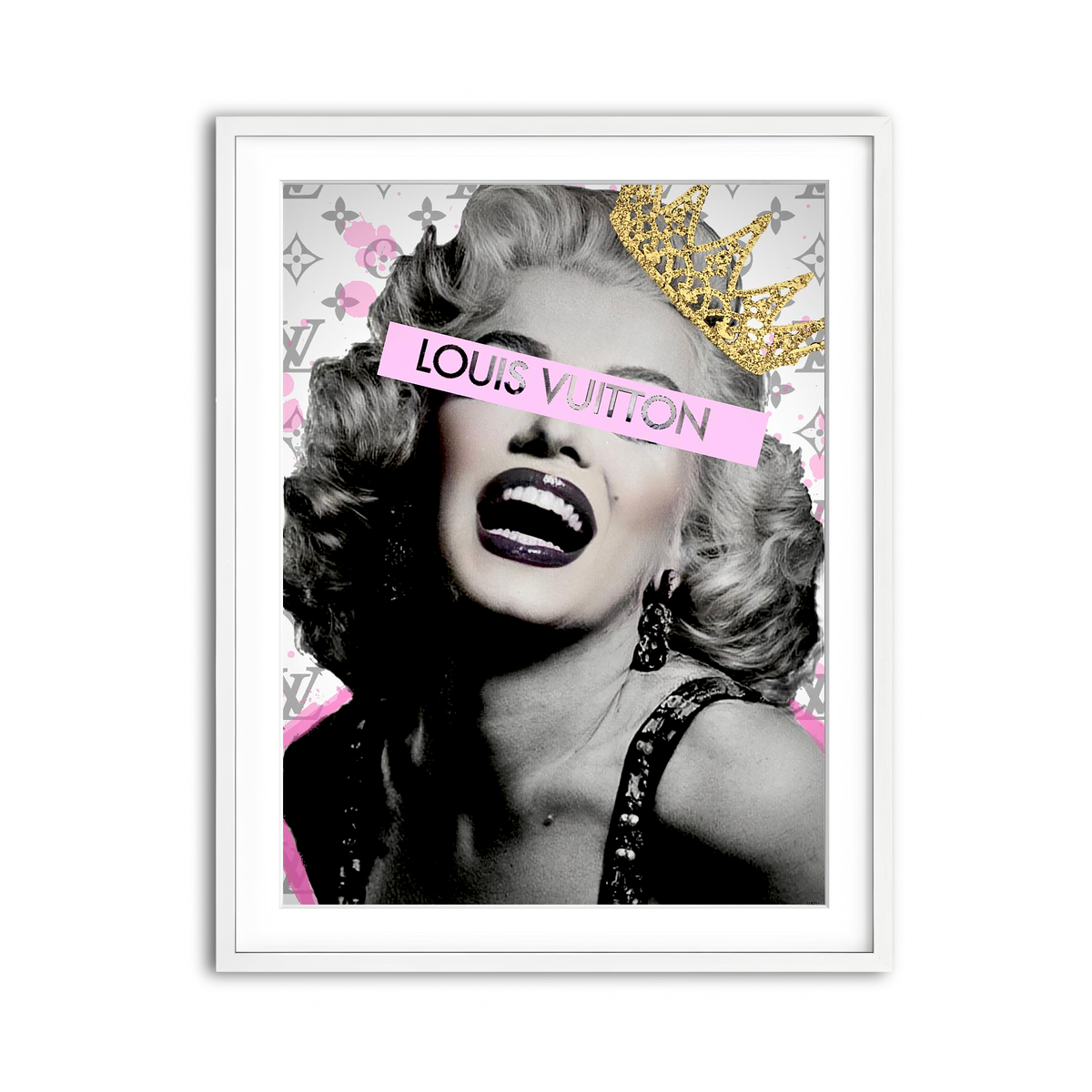 Framed Print 3x4 White