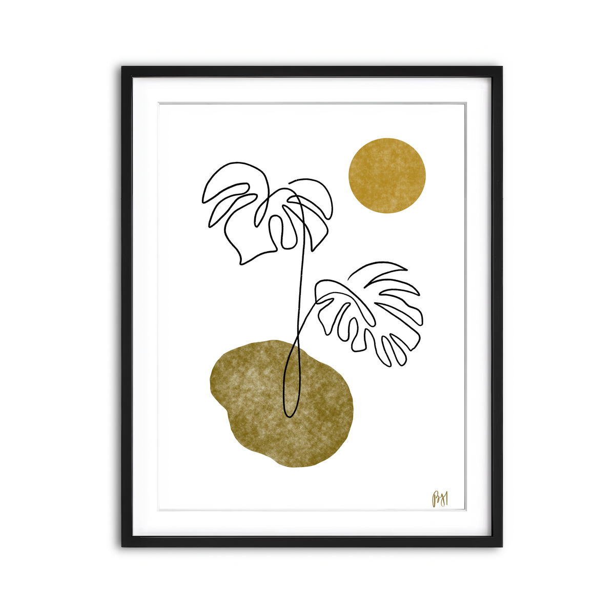 Framed Print 3x4 Black