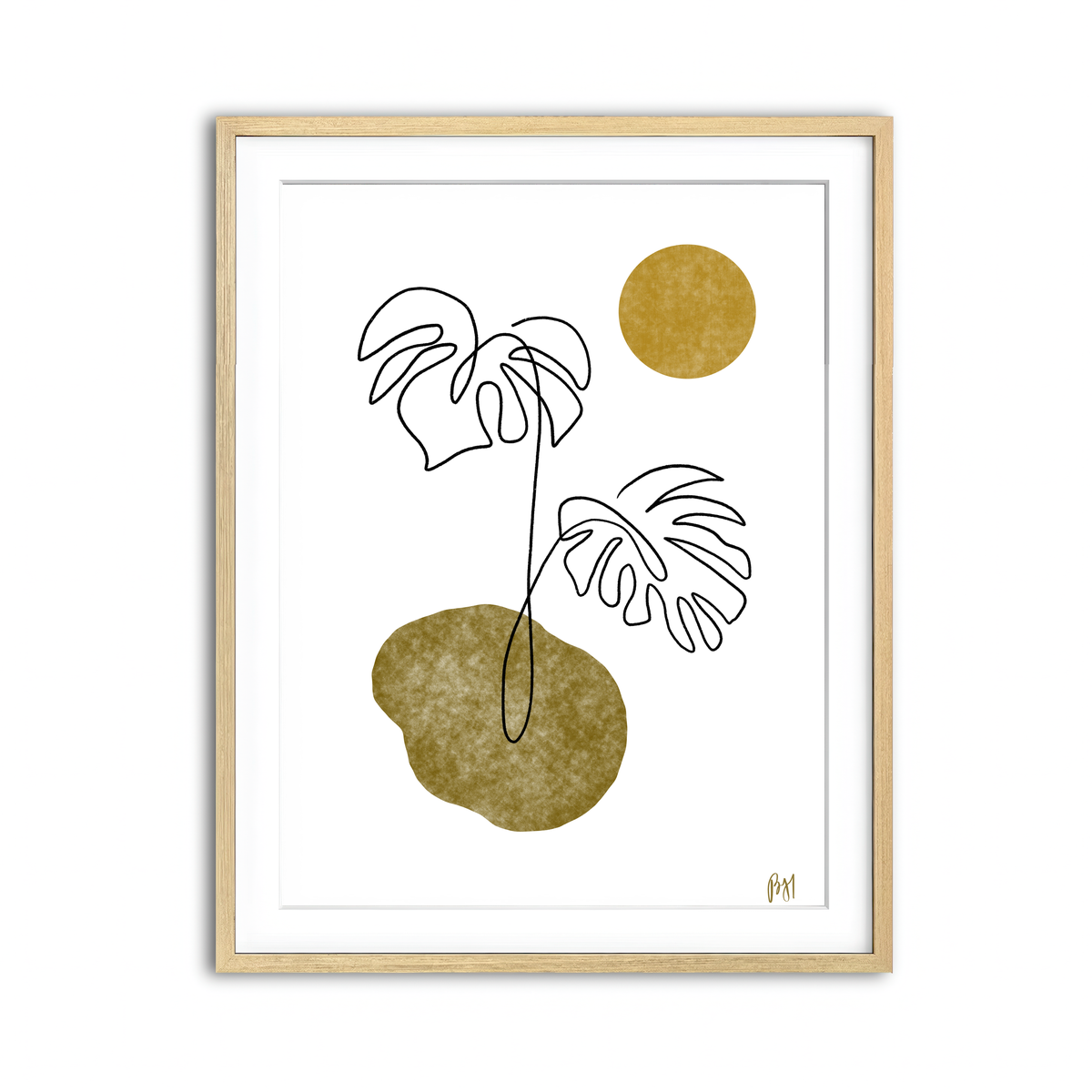 Framed Print 3x4 Natural