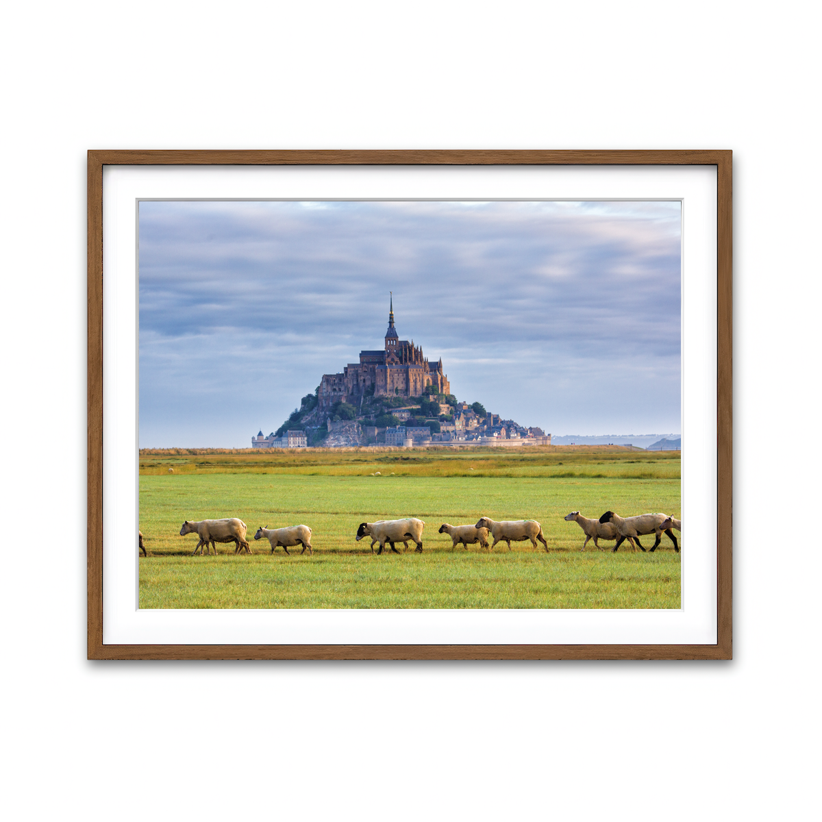 Framed Print 4x3 Walnut