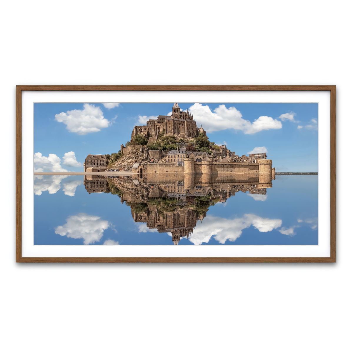 Framed Print 2x1 Walnut