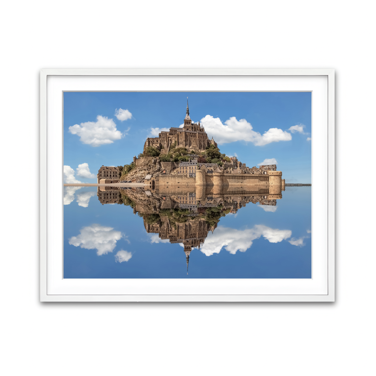 Framed Print 4x3 White