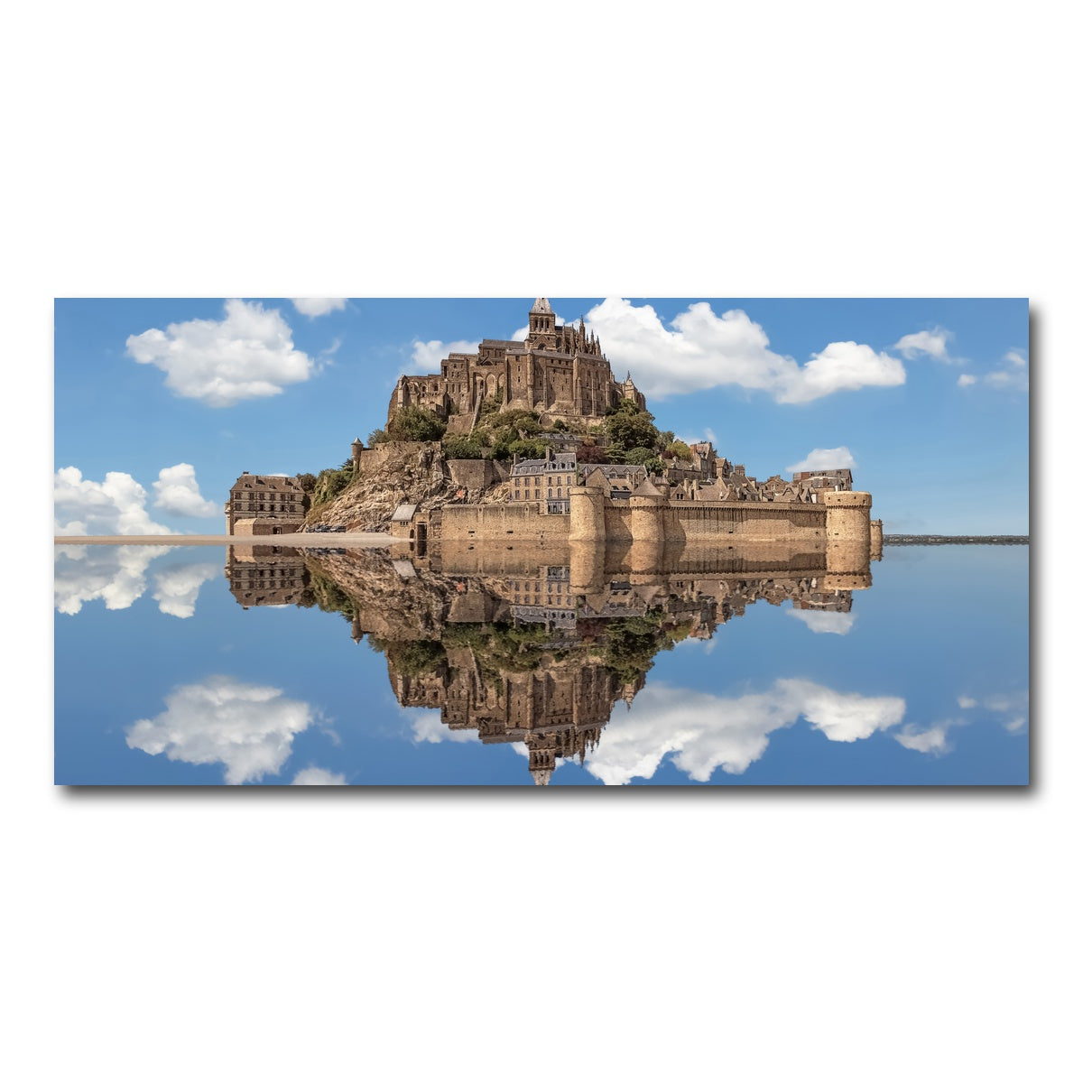 AUTO-MOCKUP WHITE | Mont Saint Michel | 1 Piece | Gallery Wrap Canvas | group=2x1