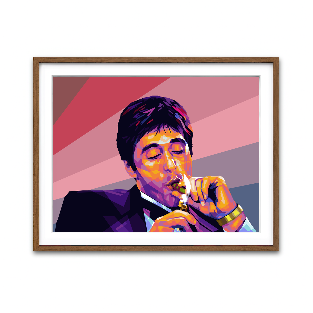 Framed Print 4x3 Walnut