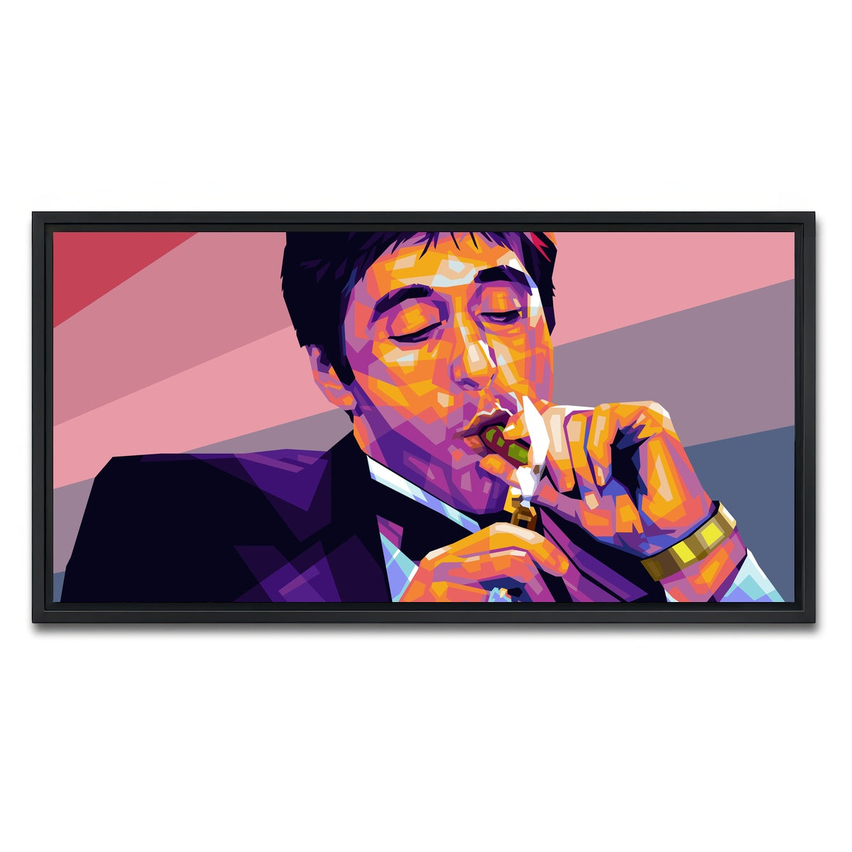 AUTO-MOCKUP WHITE | Montana Cigar | 1 Piece | Black Framed Canvas | group=2x1