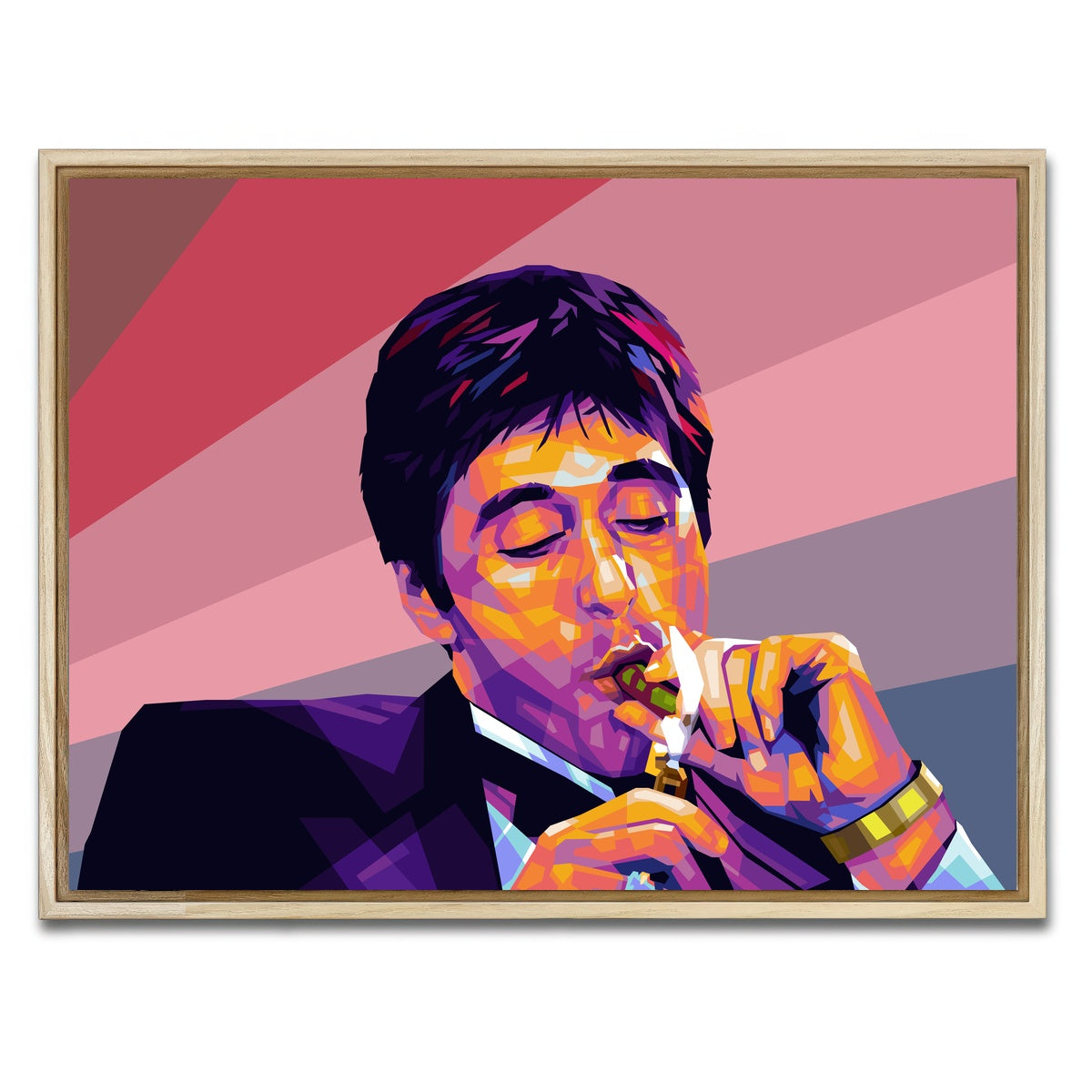 AUTO-MOCKUP WHITE | Montana Cigar | 1 Piece | Natural Framed Canvas | group=4x3