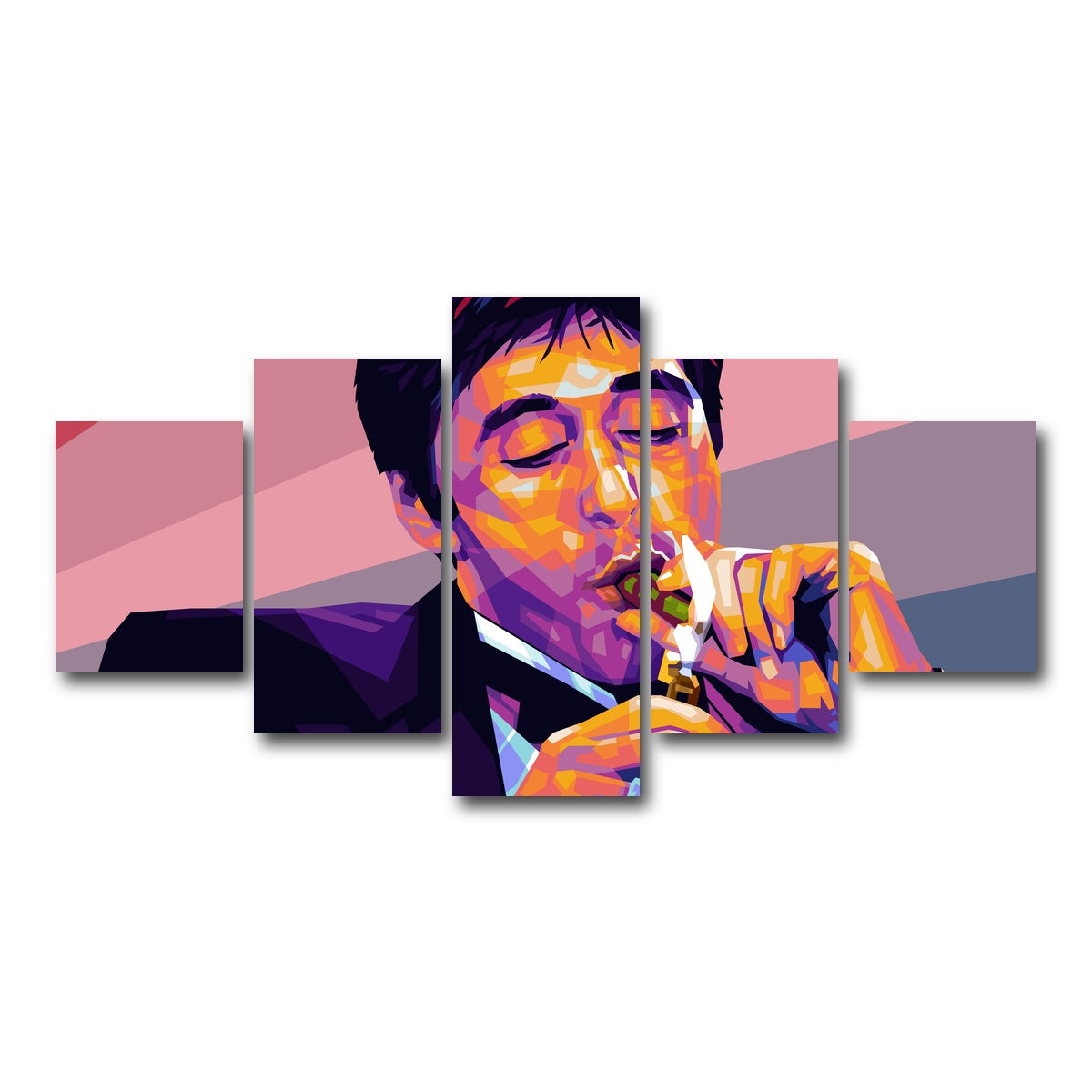 AUTO-MOCKUP WHITE | Montana Cigar | 5 Piece | Gallery Wrap Canvas | group=5_short