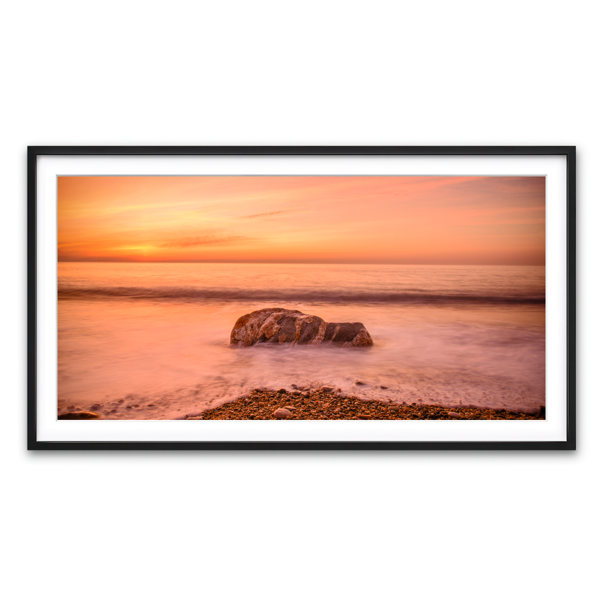 Framed Print 2x1 Black