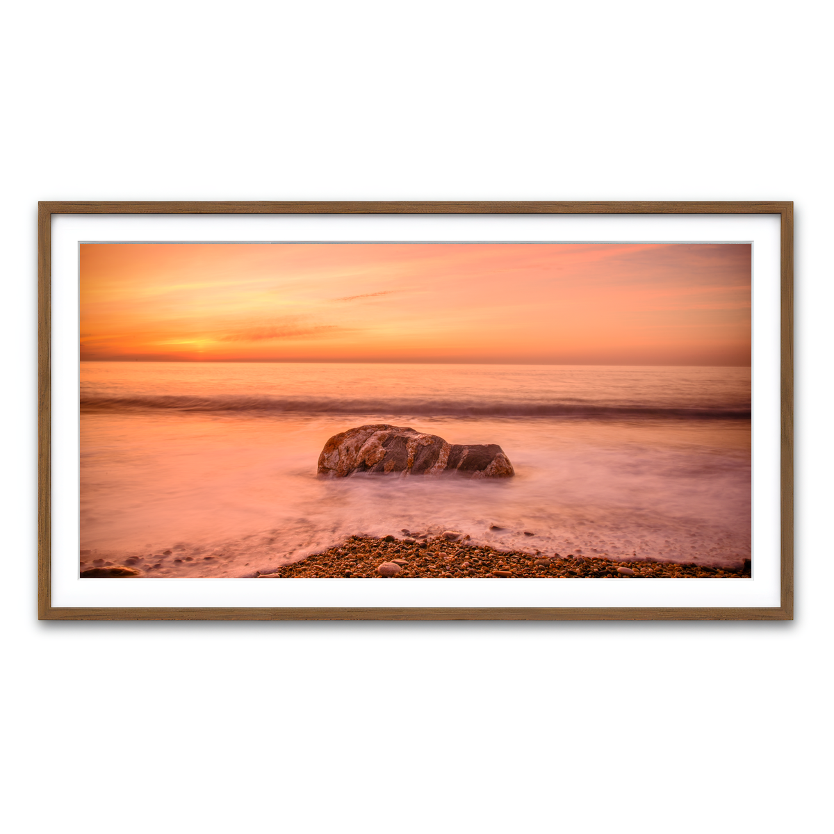 Framed Print 2x1 Walnut