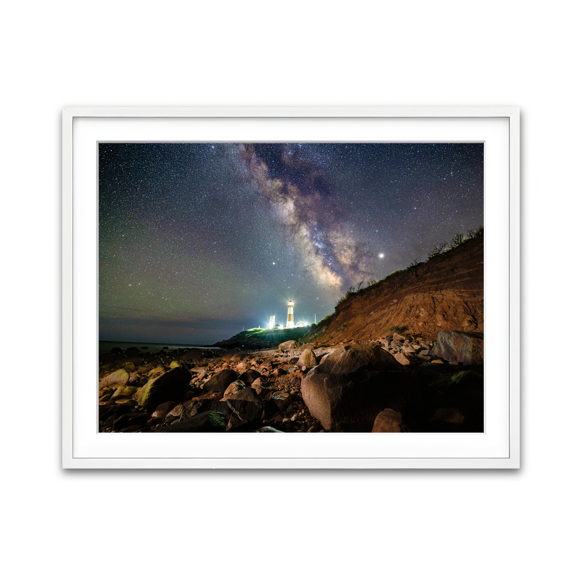 Framed Print 4x3 White