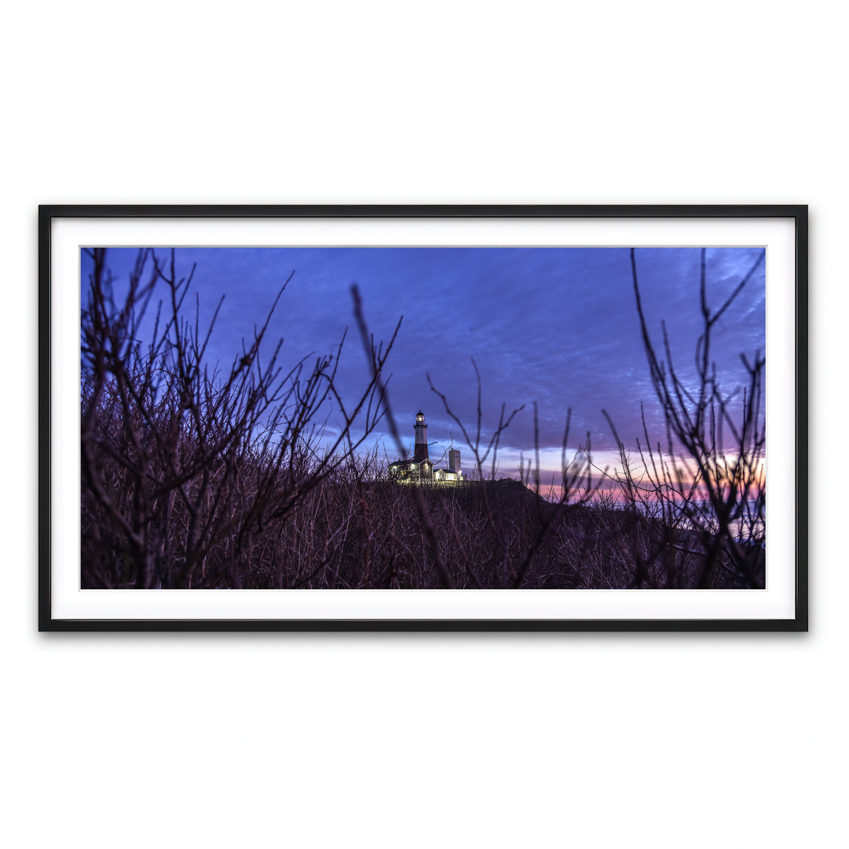 Framed Print 2x1 Black