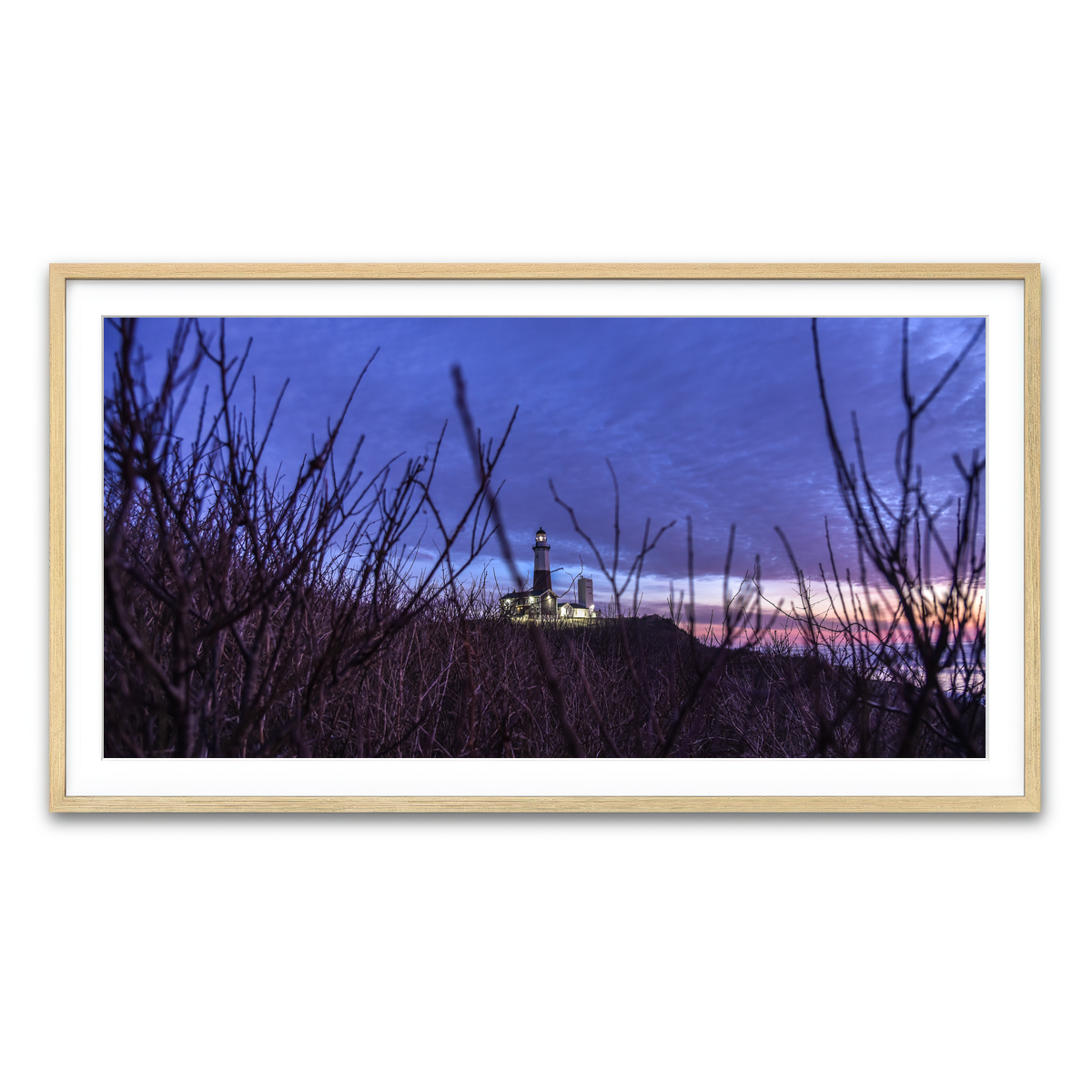 Framed Print 2x1 Natural