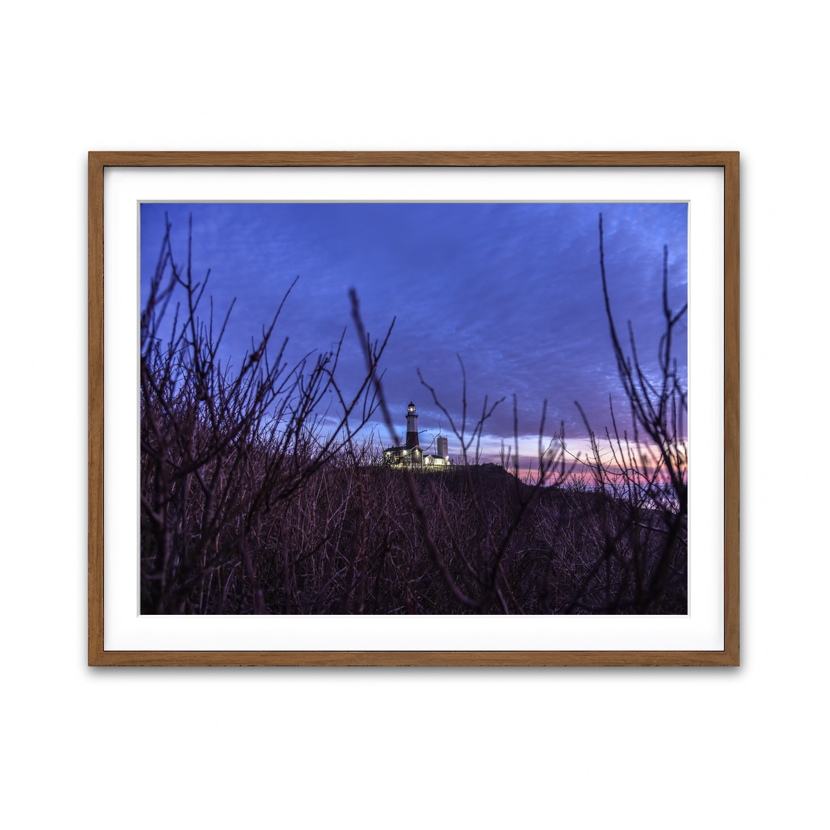 Framed Print 4x3 Walnut