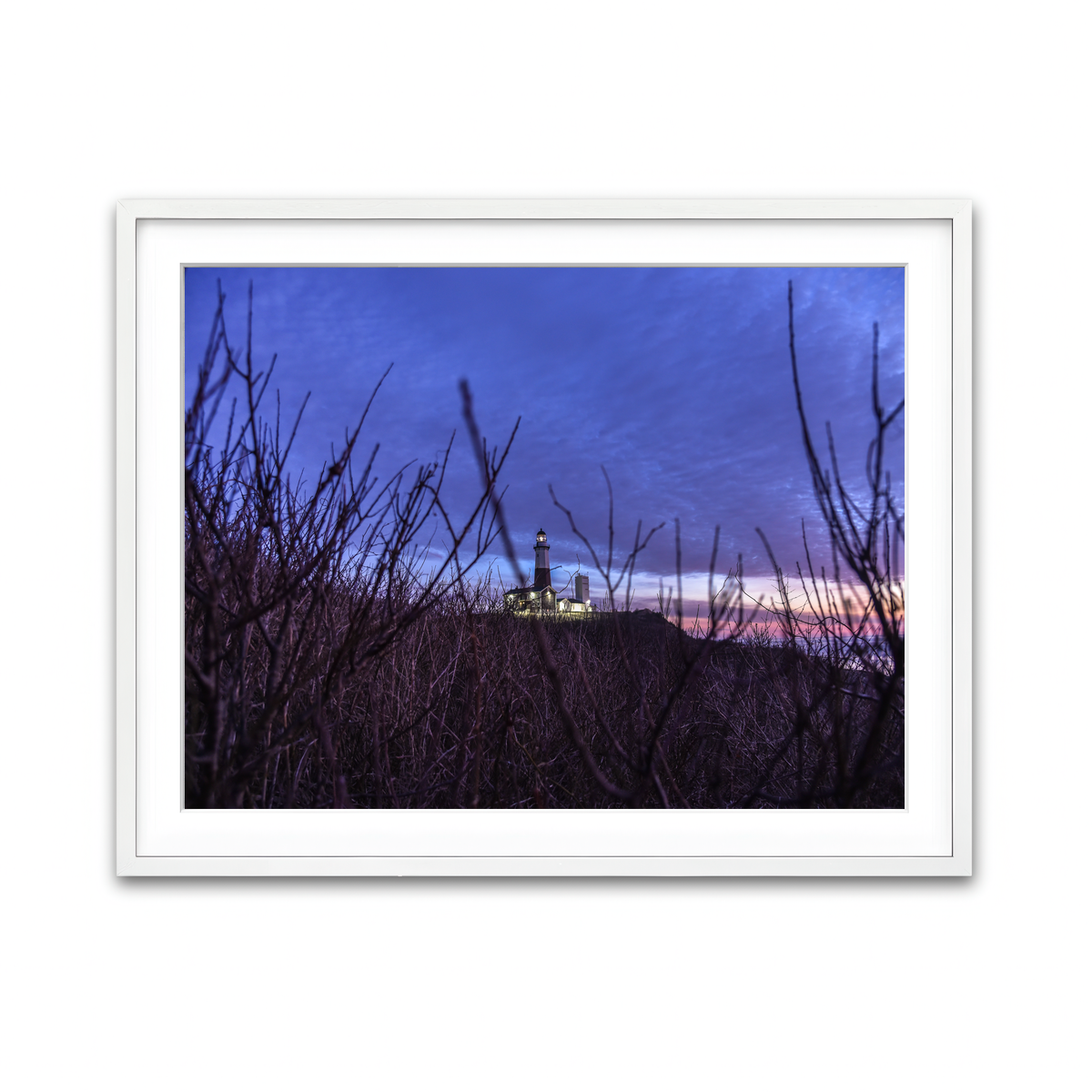 Framed Print 4x3 White