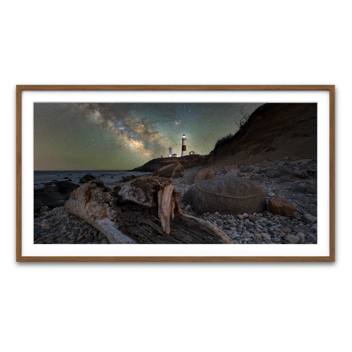 Framed Print 2x1 Walnut