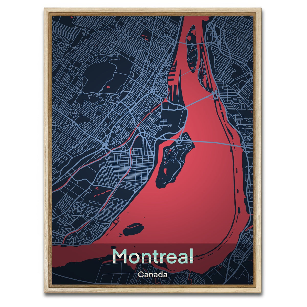 AUTO-MOCKUP WHITE | Montreal | 1 Piece | Natural Framed Canvas | group=3x4