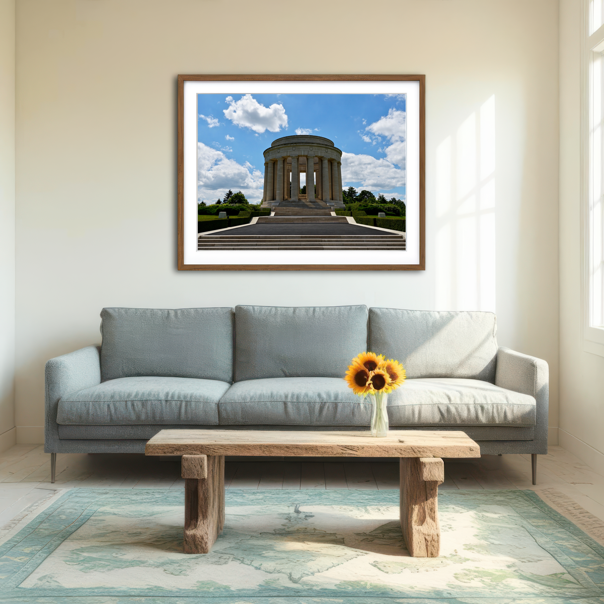AUTO-MOCKUP ROOM | Montsec US WWI Memorial Wall Art