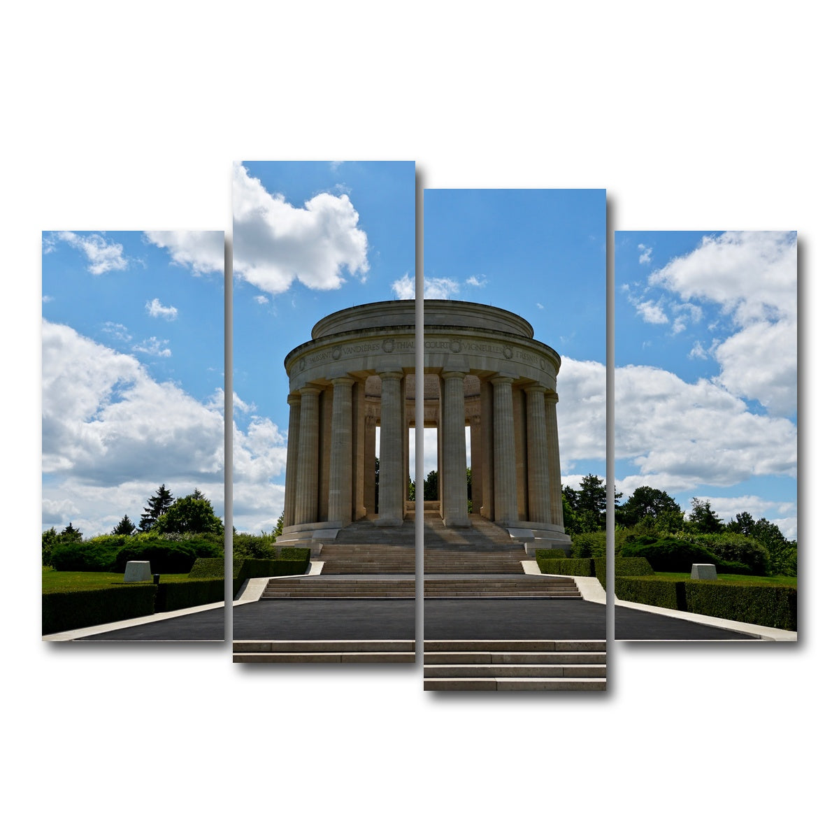 AUTO-MOCKUP WHITE | Montsec US WWI Memorial | 4 Piece | Gallery Wrap Canvas | group=4_normal