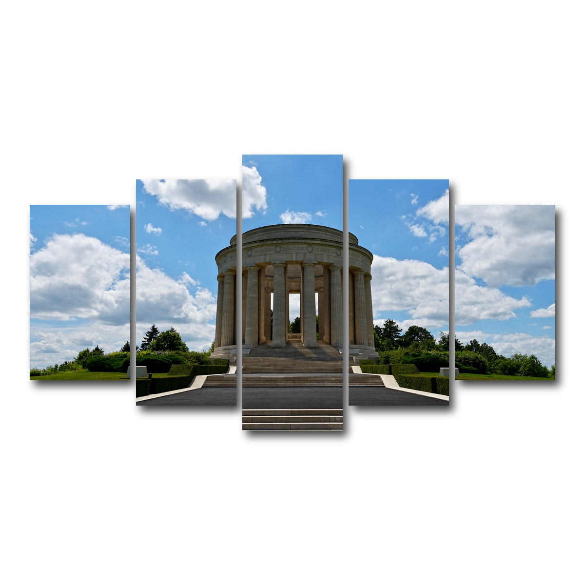 AUTO-MOCKUP WHITE | Montsec US WWI Memorial | 5 Piece | Gallery Wrap Canvas | group=5_normal