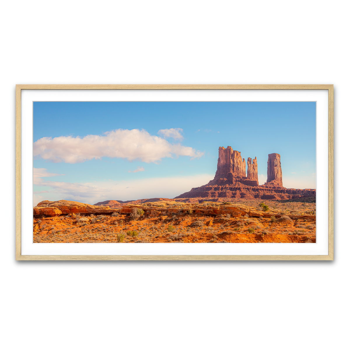 Framed Print 2x1 Natural