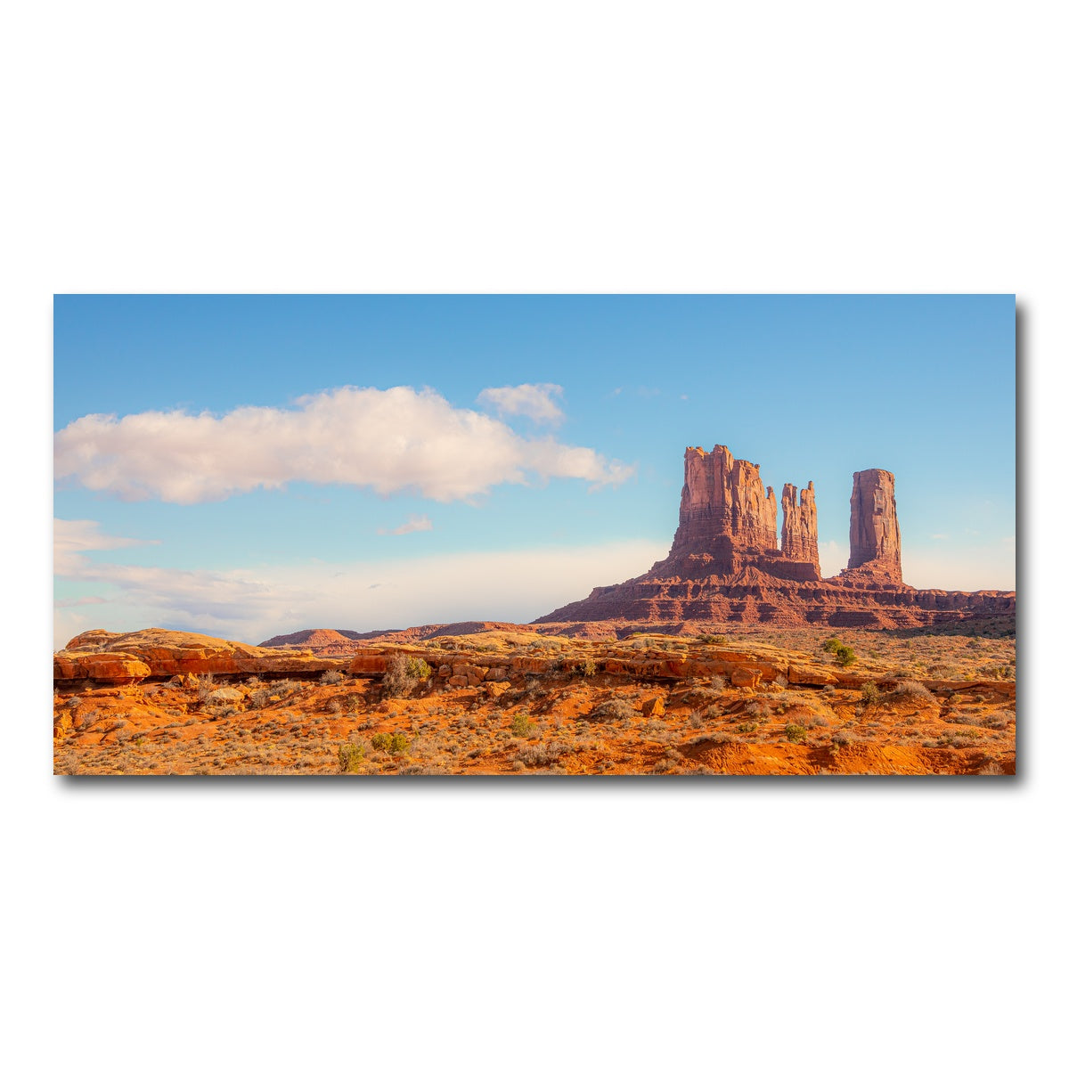 AUTO-MOCKUP WHITE | Monument-Valley | 1 Piece | Gallery Wrap Canvas | group=2x1