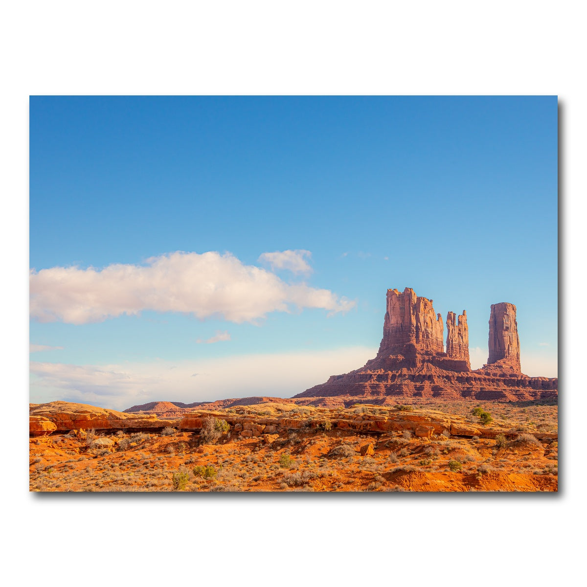 AUTO-MOCKUP WHITE | Monument-Valley | 1 Piece | Gallery Wrap Canvas | group=4x3