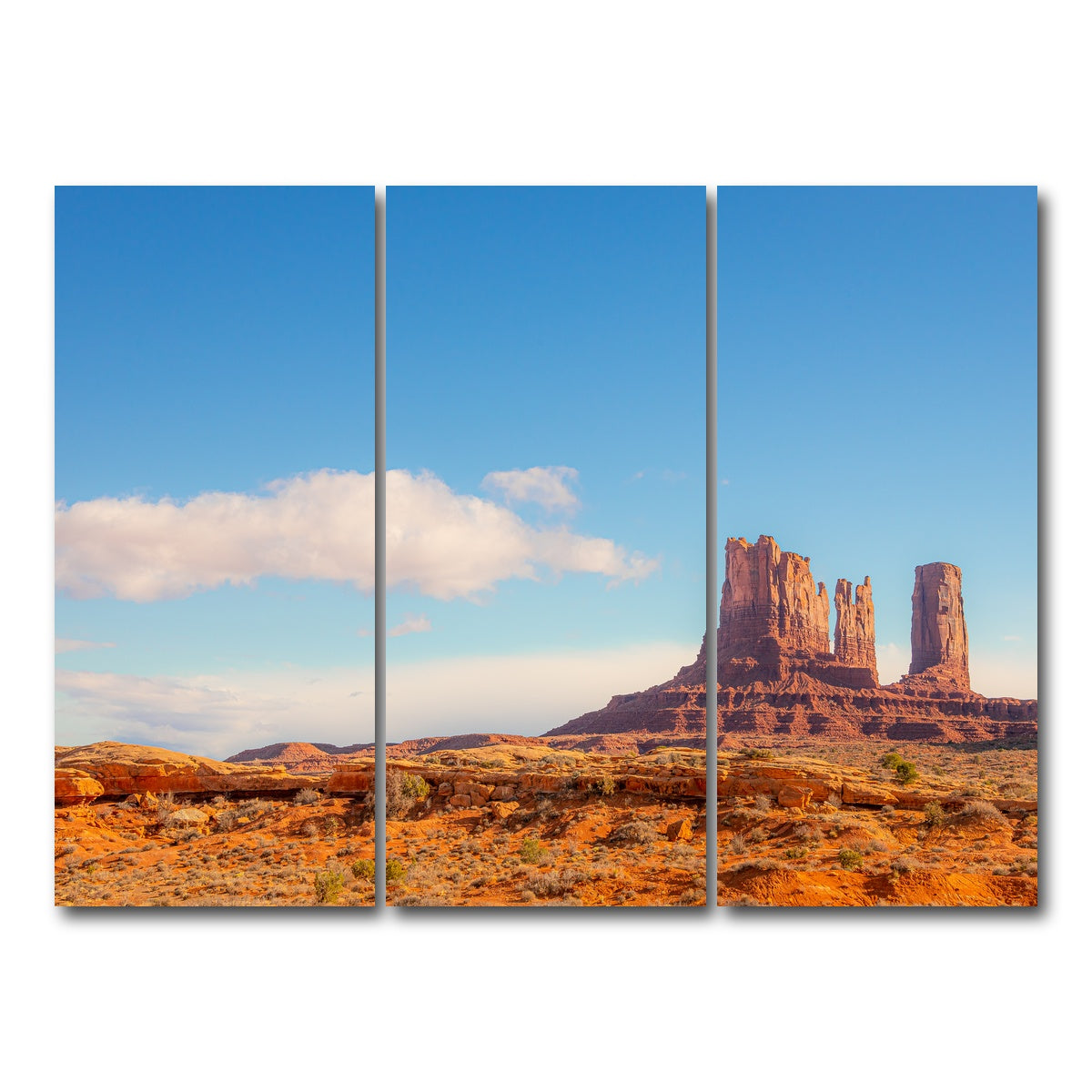 AUTO-MOCKUP WHITE | Monument-Valley | 3 Piece | Gallery Wrap Canvas | group=8x18