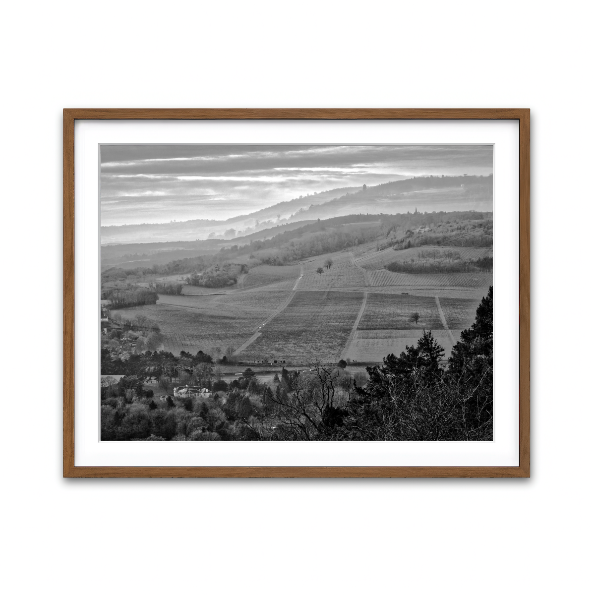Framed Print 4x3 Walnut