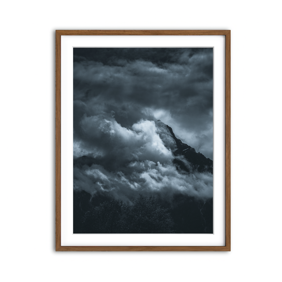 Framed Print 3x4 Walnut
