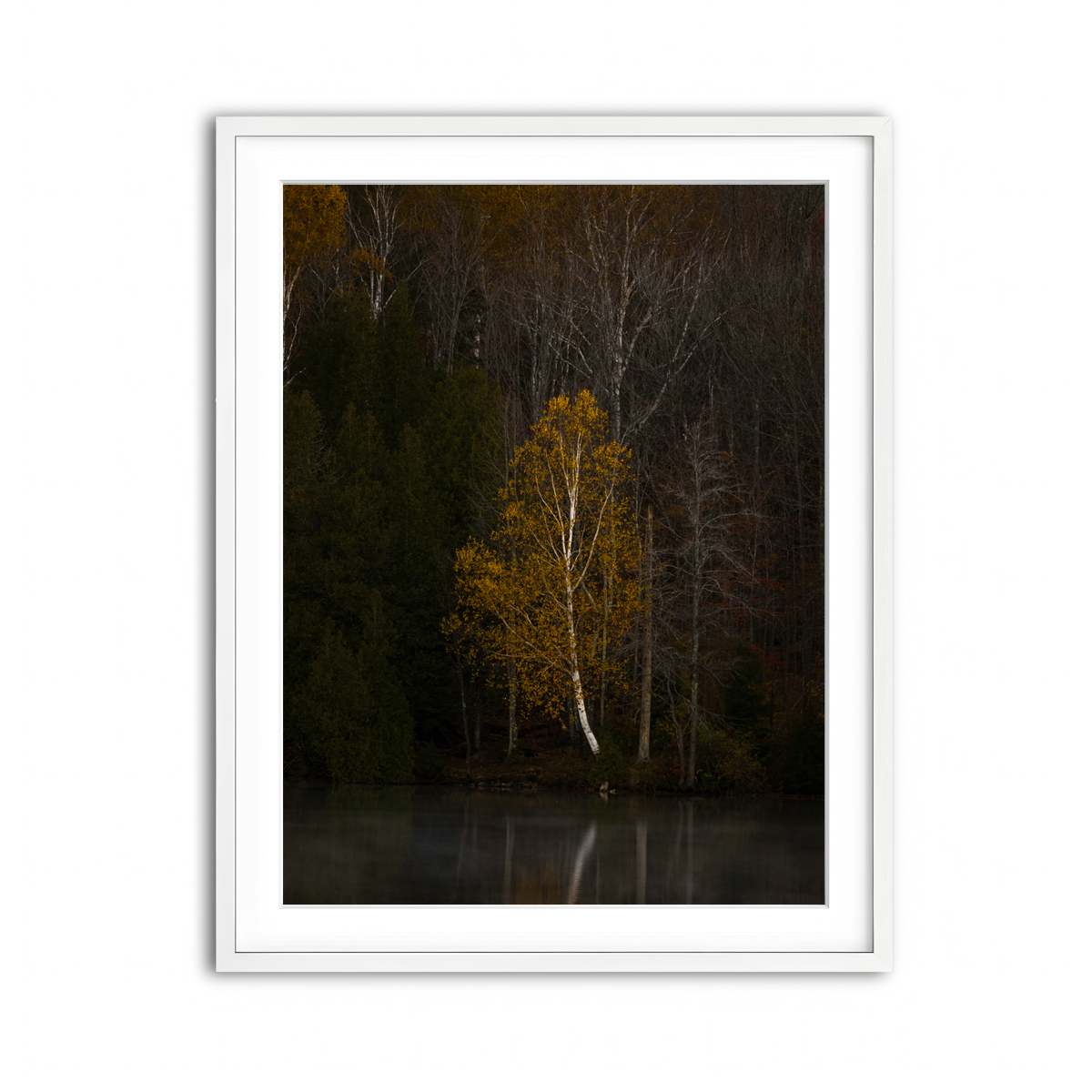 Framed Print 3x4 White