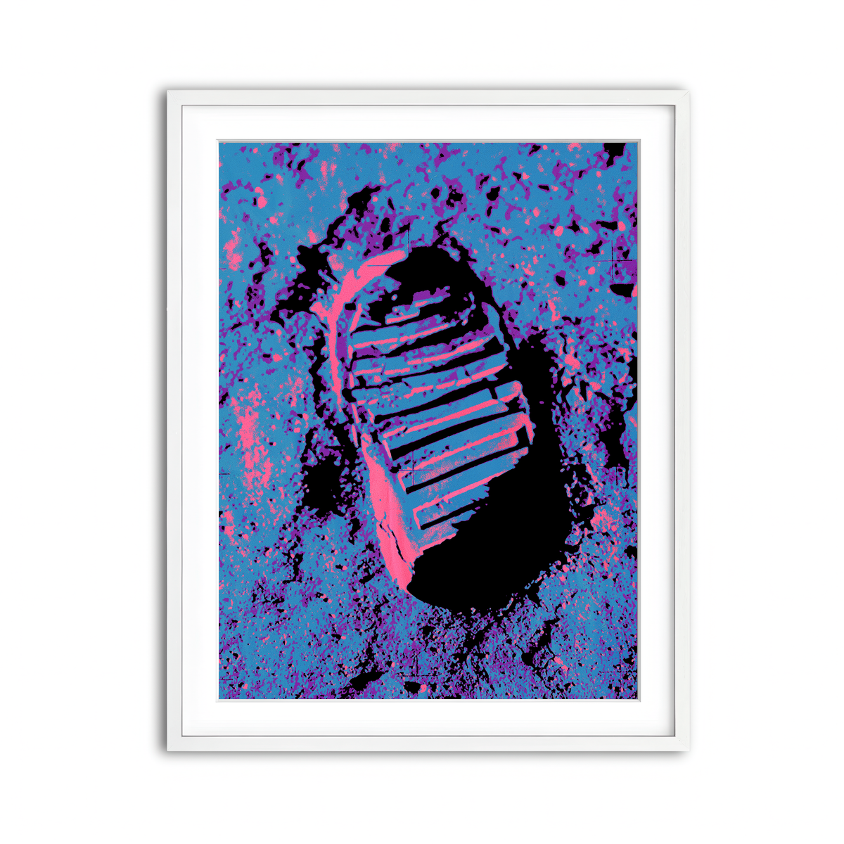 Framed Print 3x4 White