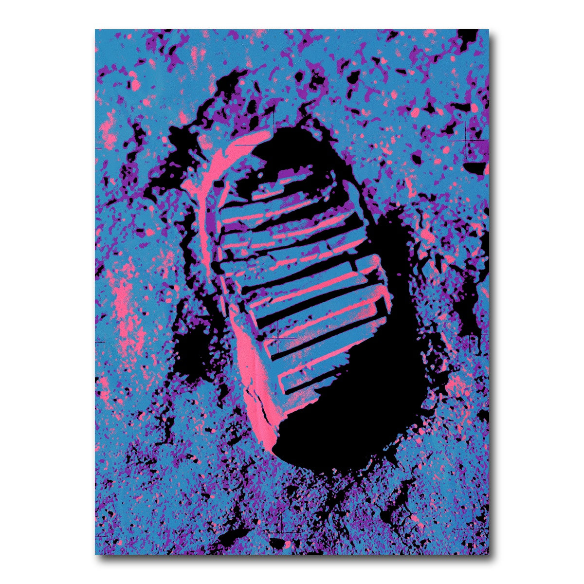 AUTO-MOCKUP WHITE | Moon Print Blue | 1 Piece | Gallery Wrap Canvas | group=3x4