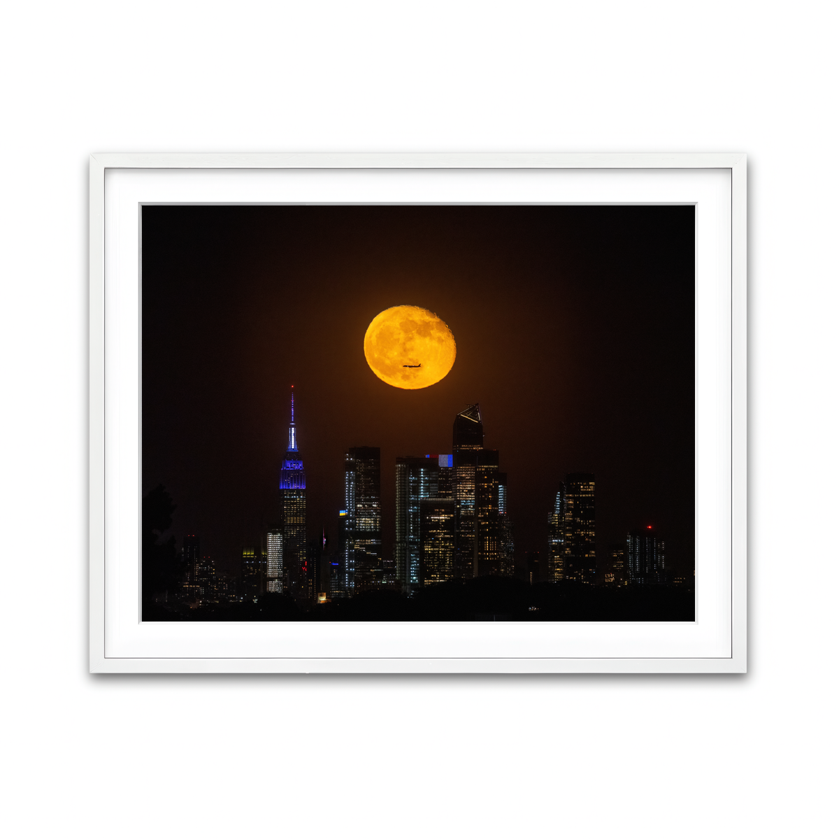 Framed Print 4x3 White