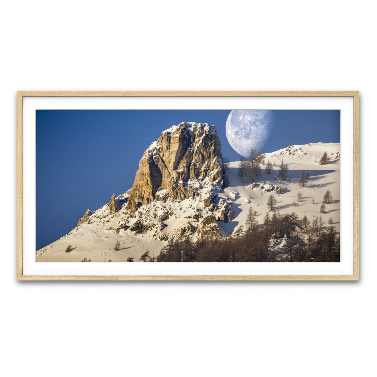 Framed Print 2x1 Natural