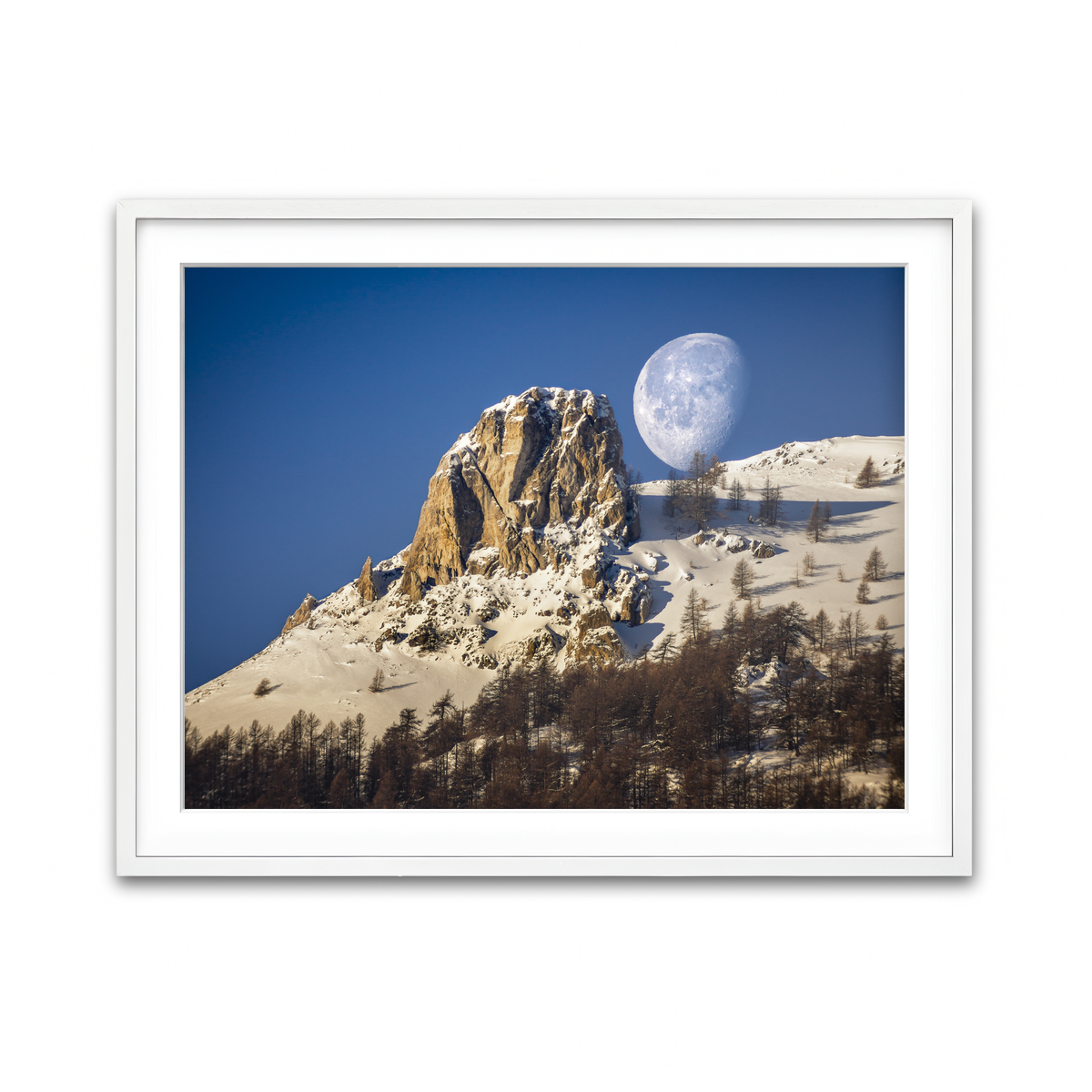 Framed Print 4x3 White