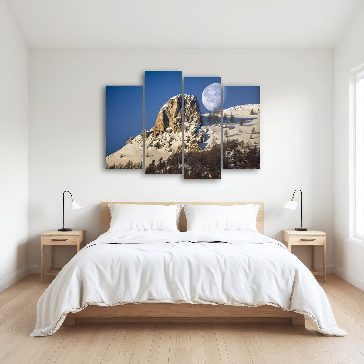 AUTO-MOCKUP ROOM | Moon and mountain