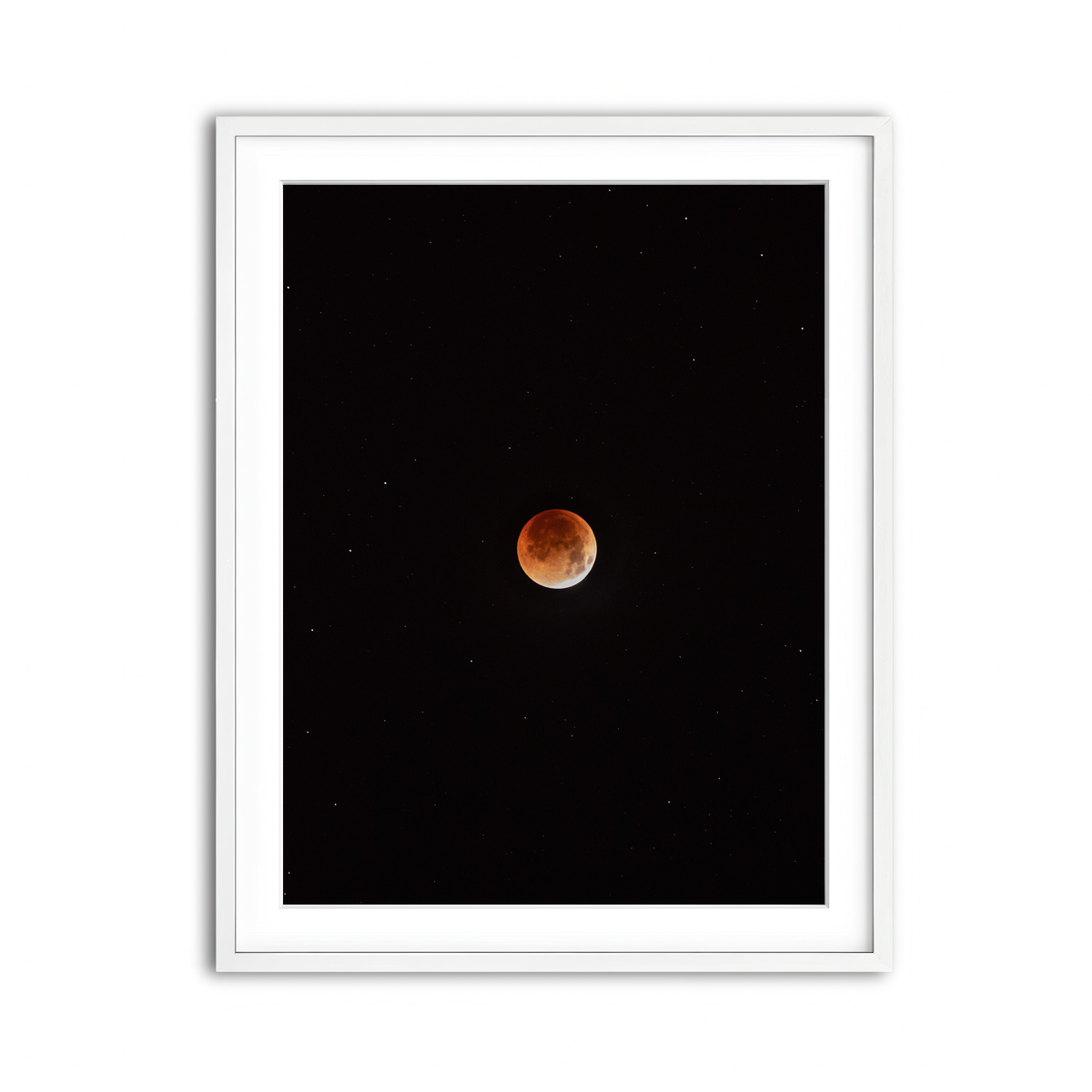 Framed Print 3x4 White