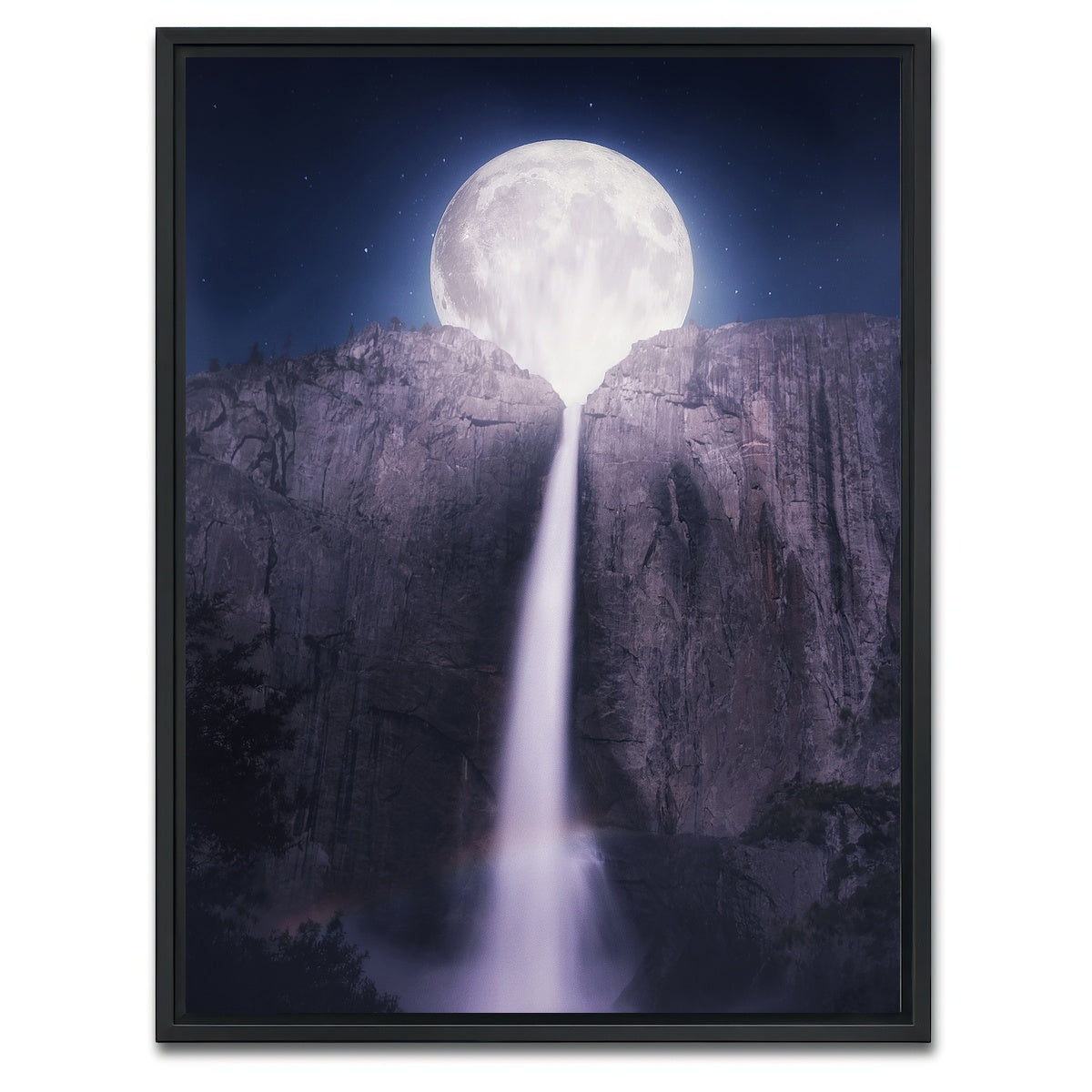 AUTO-MOCKUP WHITE | Moonfall | 1 Piece | Black Framed Canvas | group=3x4