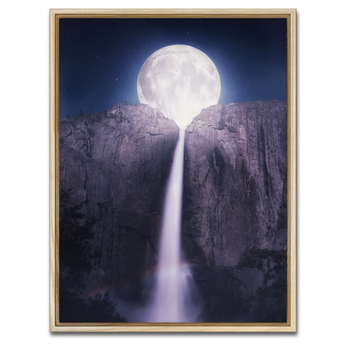 AUTO-MOCKUP WHITE | Moonfall | 1 Piece | Natural Framed Canvas | group=3x4