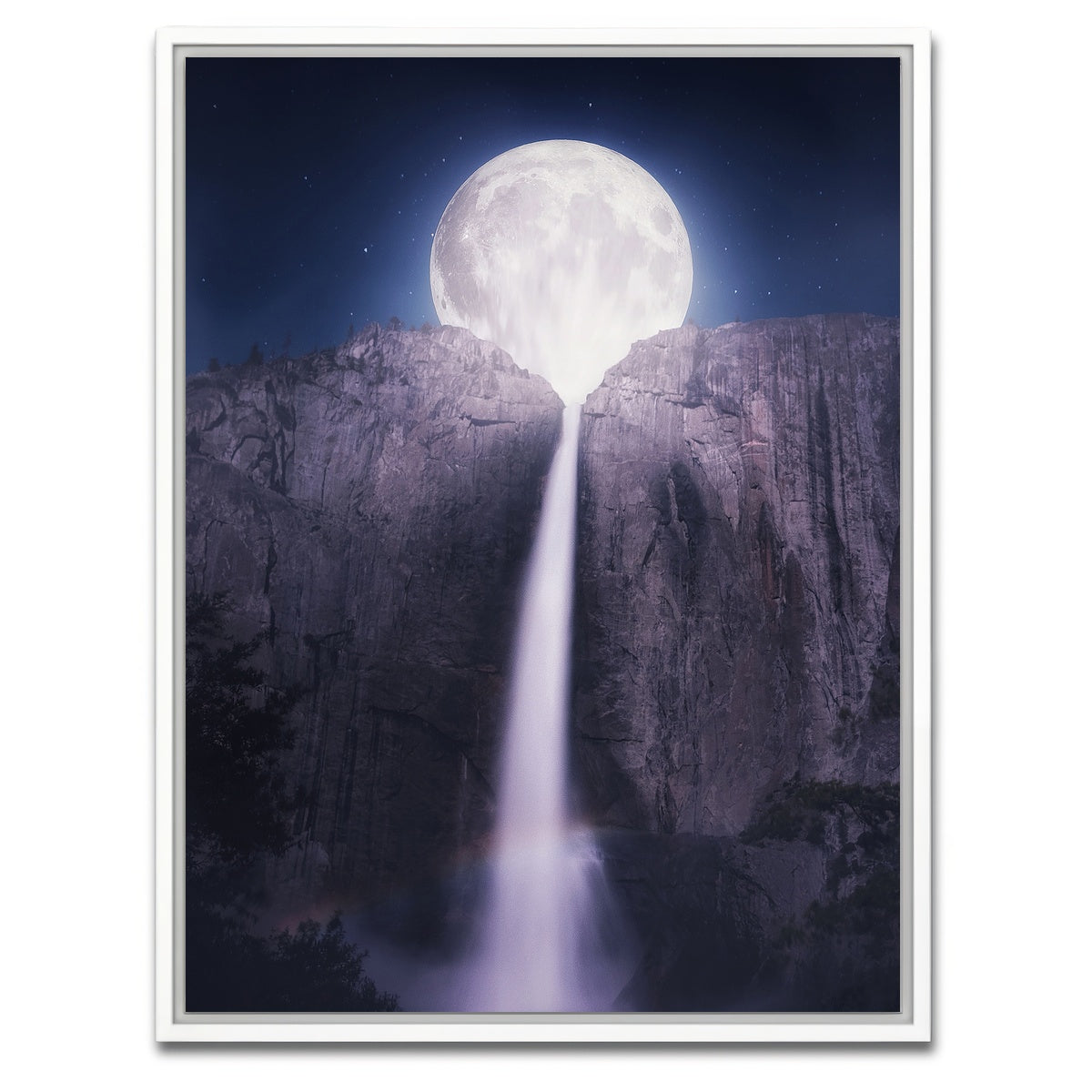AUTO-MOCKUP WHITE | Moonfall | 1 Piece | White Framed Canvas | group=3x4