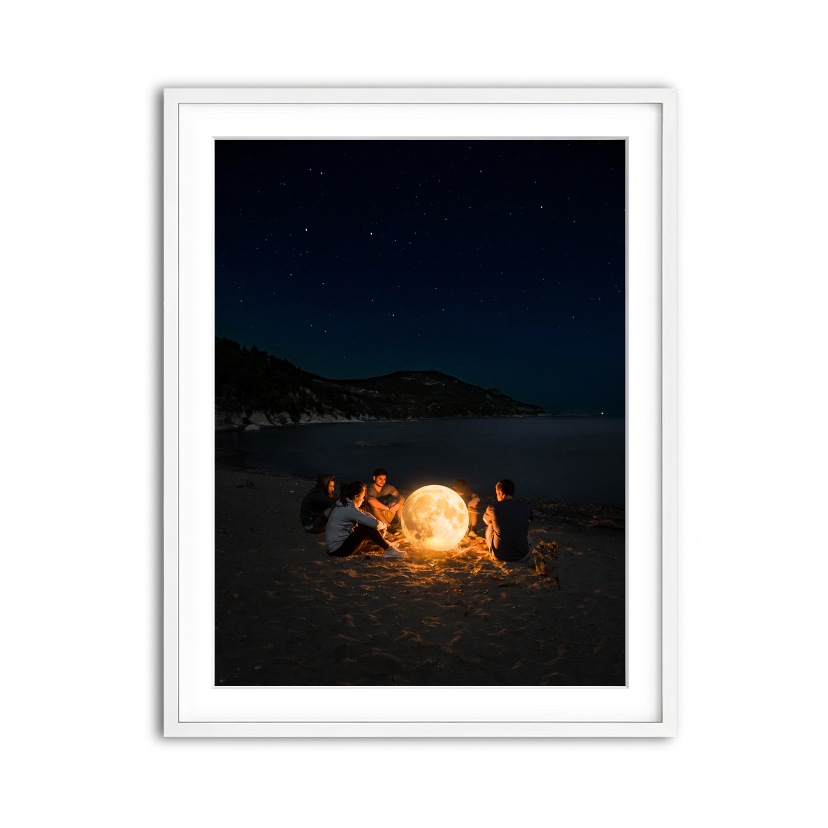 Framed Print 3x4 White