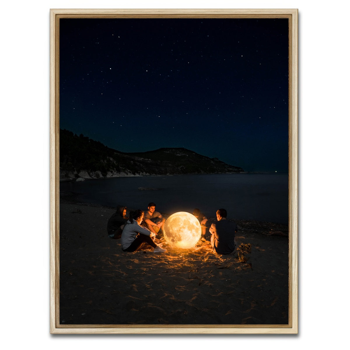 AUTO-MOCKUP WHITE | Moonlight | 1 Piece | Natural Framed Canvas | group=3x4