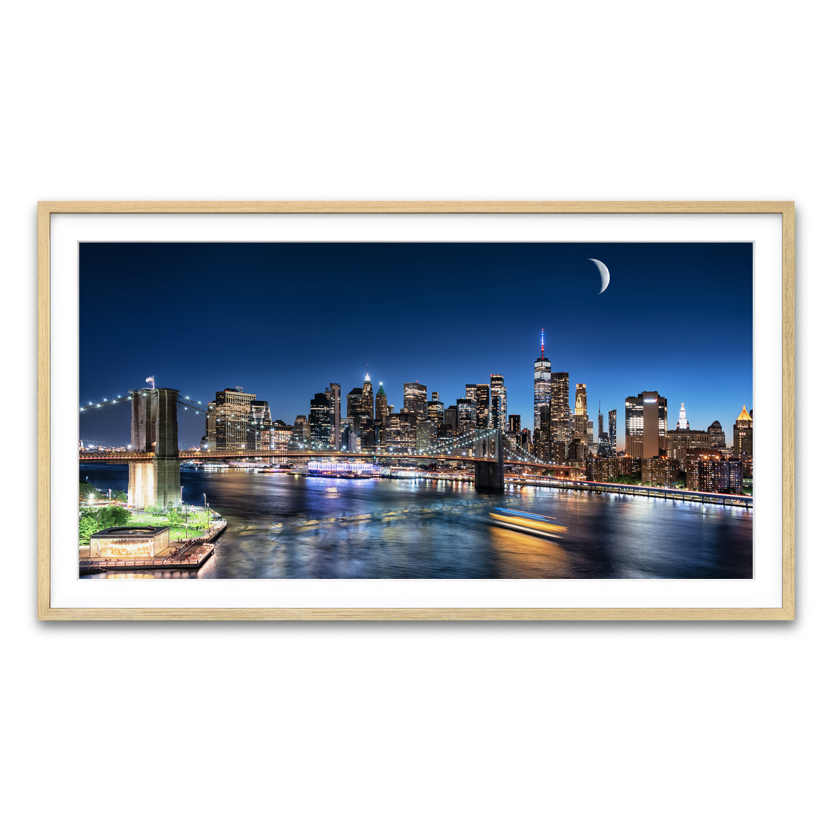 Framed Print 2x1 Natural