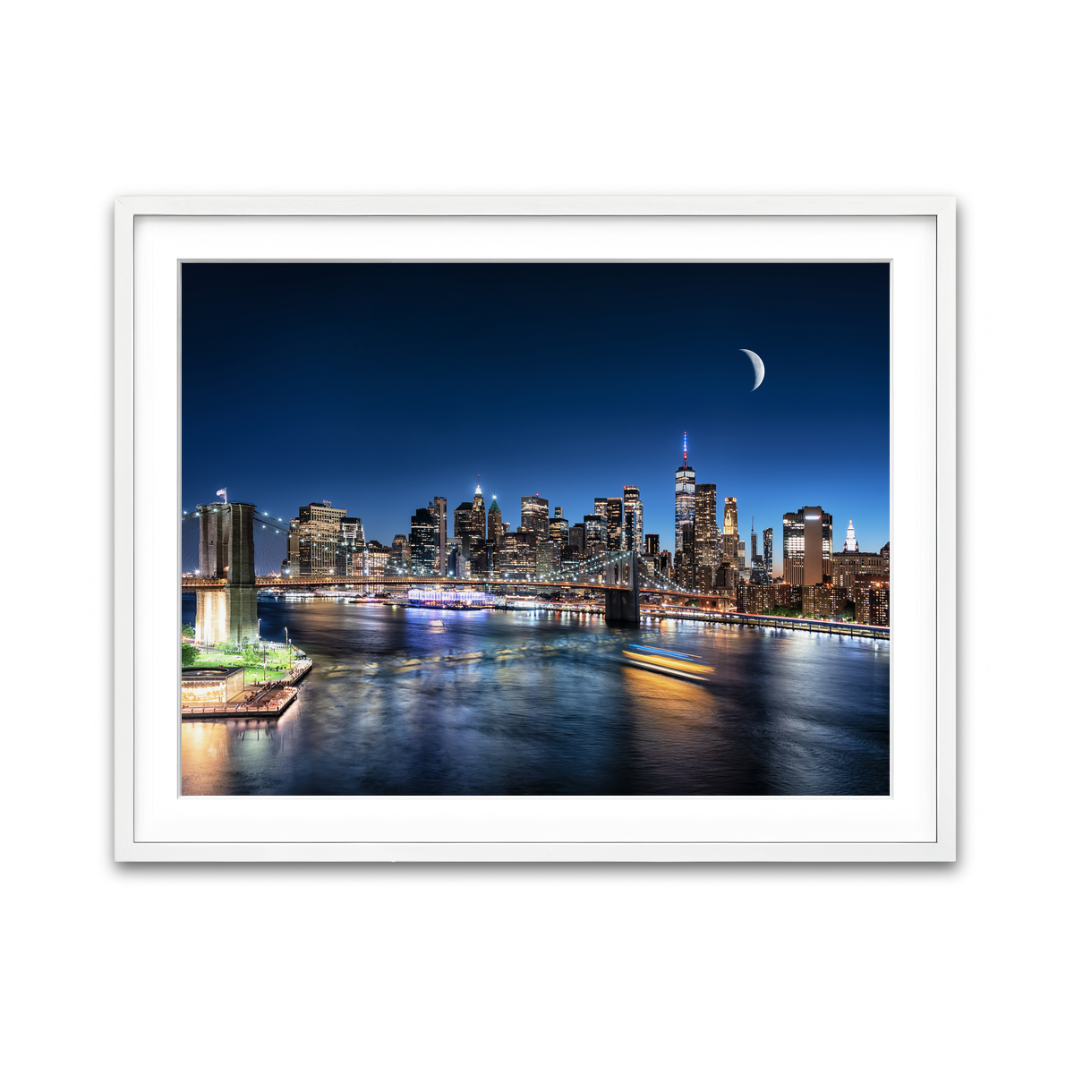 Framed Print 4x3 White