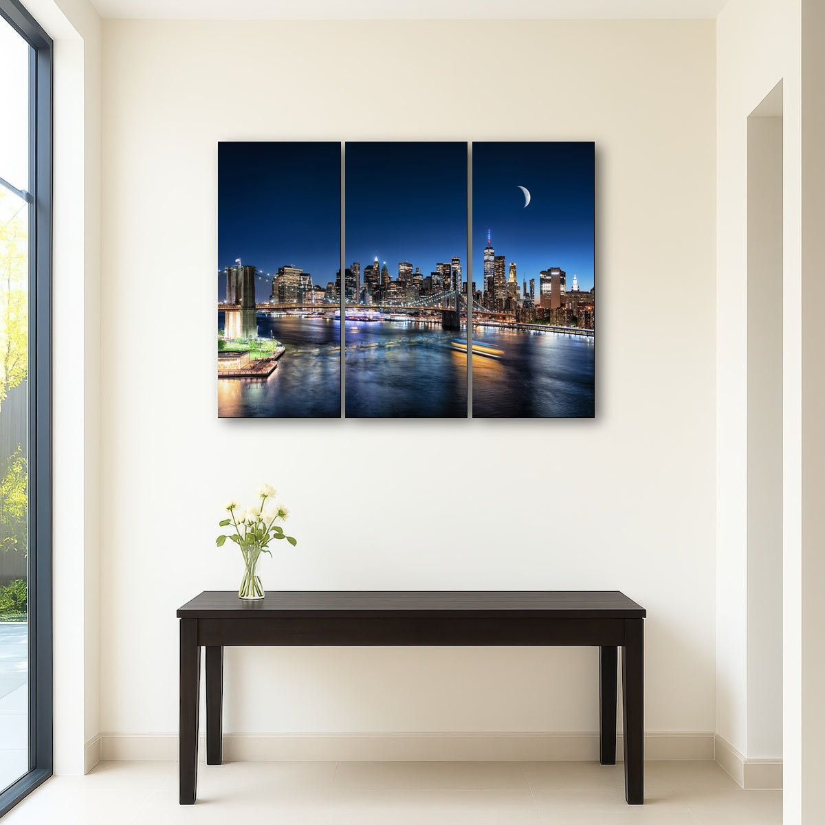 AUTO-MOCKUP ROOM | Moonrise In New York