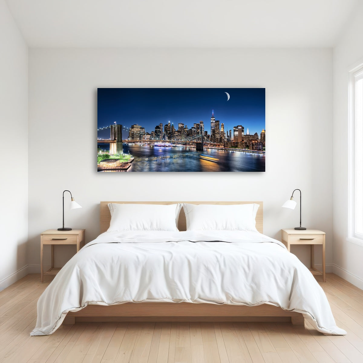 AUTO-MOCKUP ROOM | Moonrise In New York