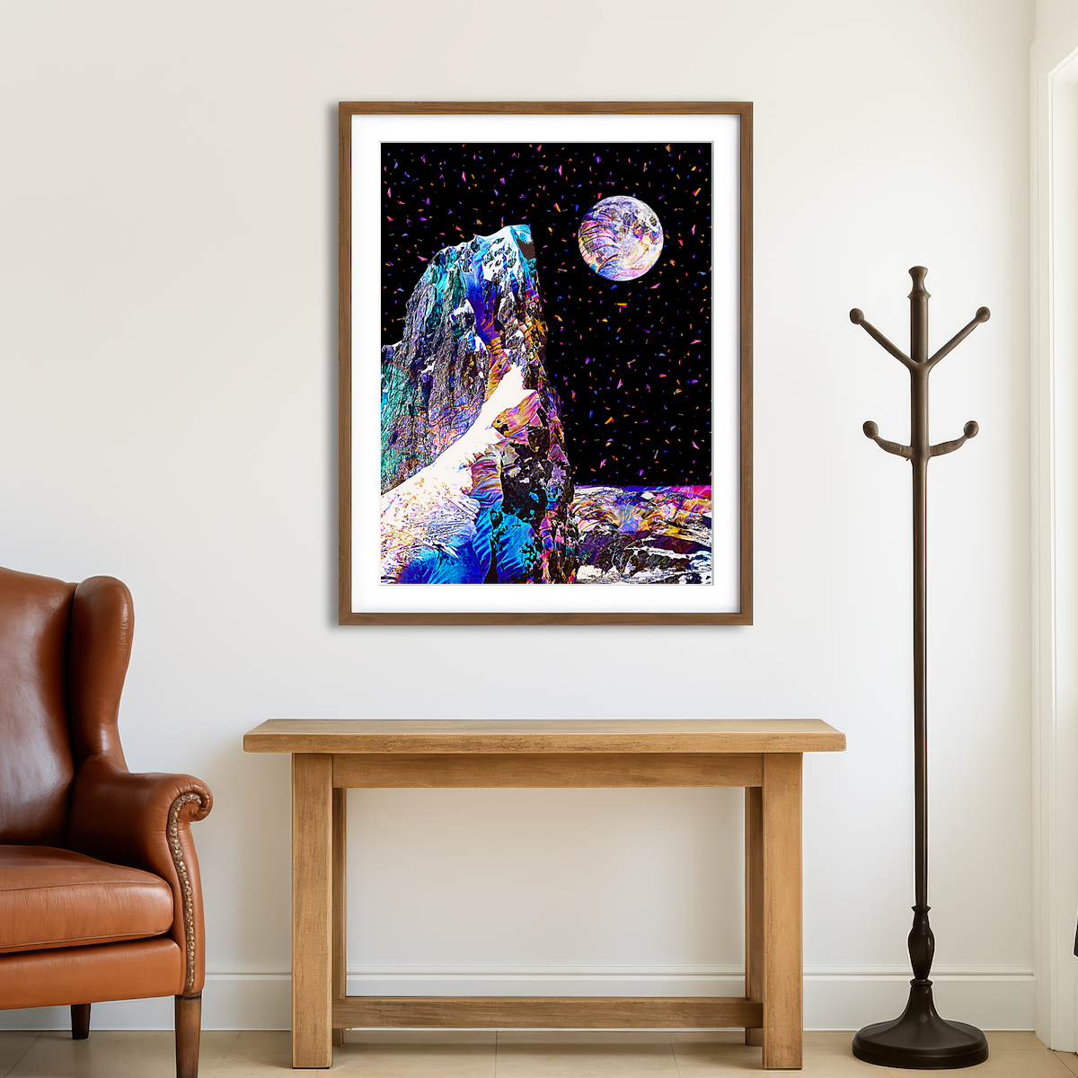 AUTO-MOCKUP ROOM | Moonscape 10 Wall Art