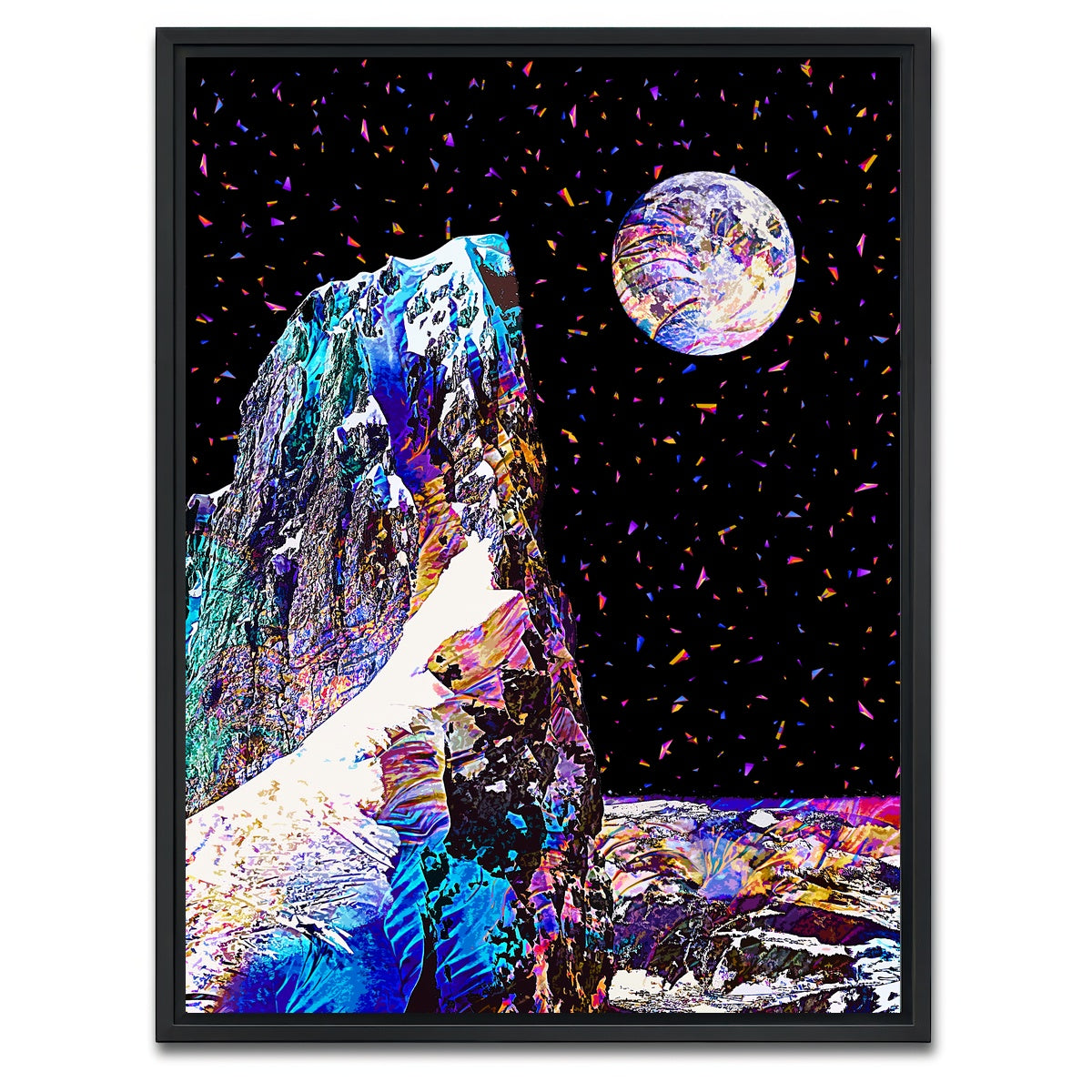 AUTO-MOCKUP WHITE | Moonscape 10 | 1 Piece | Black Framed Canvas | group=3x4