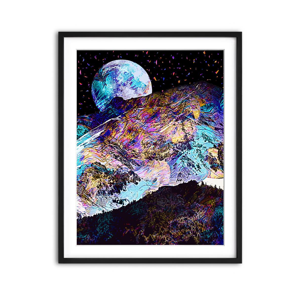 Framed Print 3x4 Black